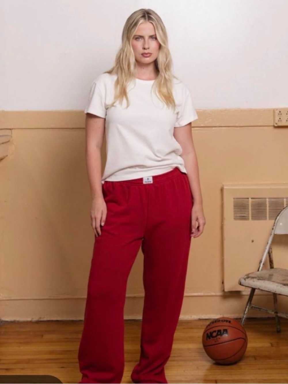 Parke Heritage Back to School Boxer Sweatpants - Crimson Red Size XL